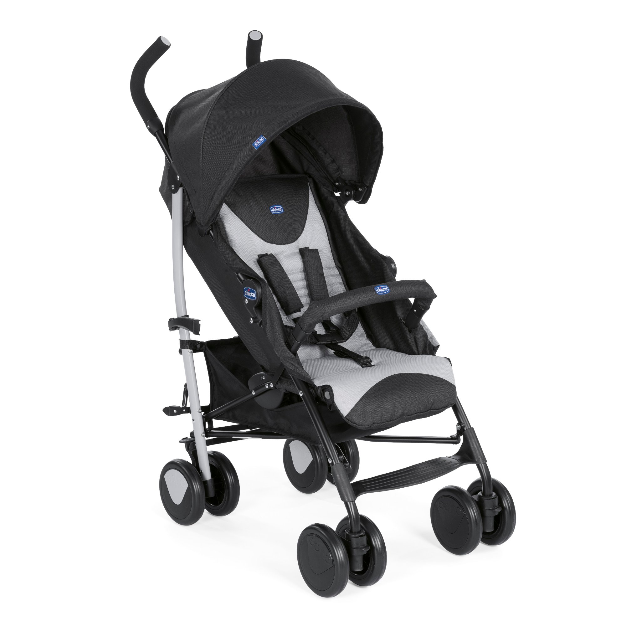 Echo Strollers (Stone, Black)-Stone